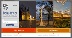 Desktop Screenshot of bohunovice.cz