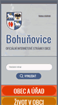 Mobile Screenshot of bohunovice.cz