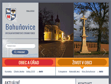 Tablet Screenshot of bohunovice.cz